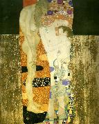 Gustav Klimt kvinnans tre aldrar, France oil painting artist